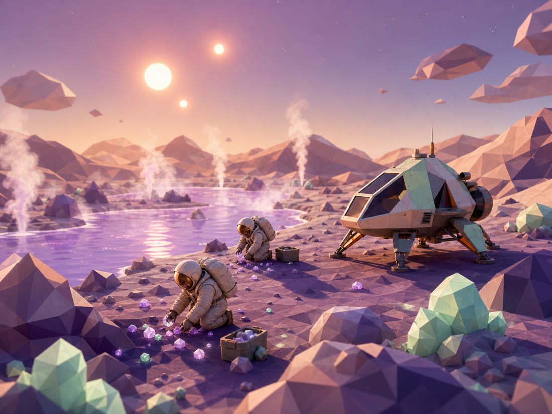 Three Suns, One Lake